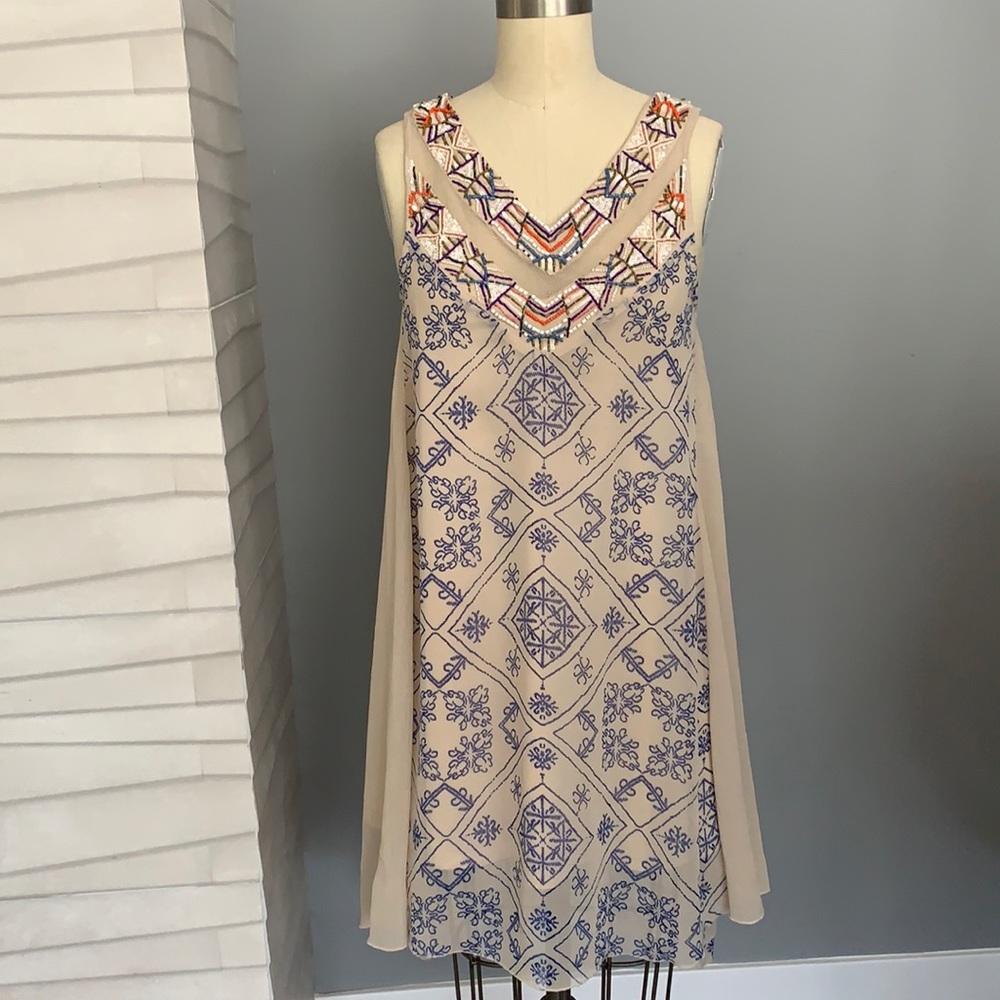 Free People beaded shift dress